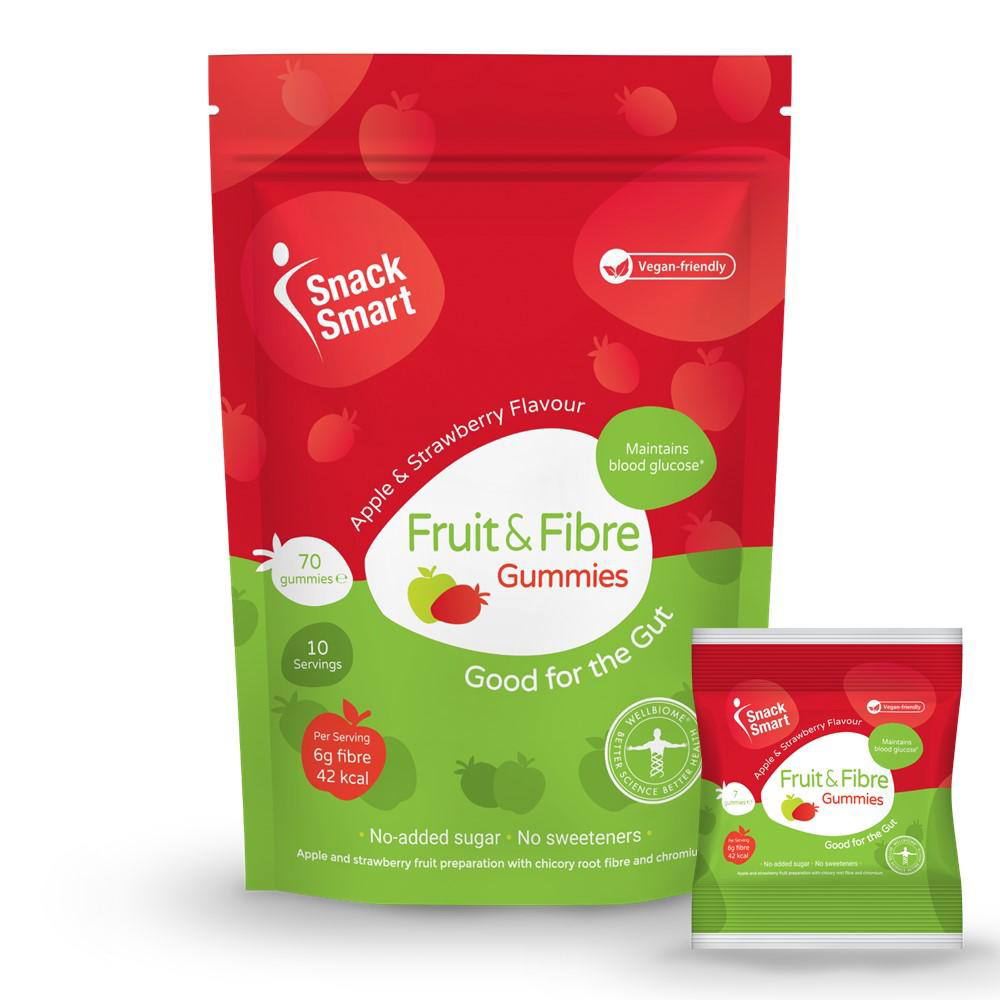 high fibre fruit gummies